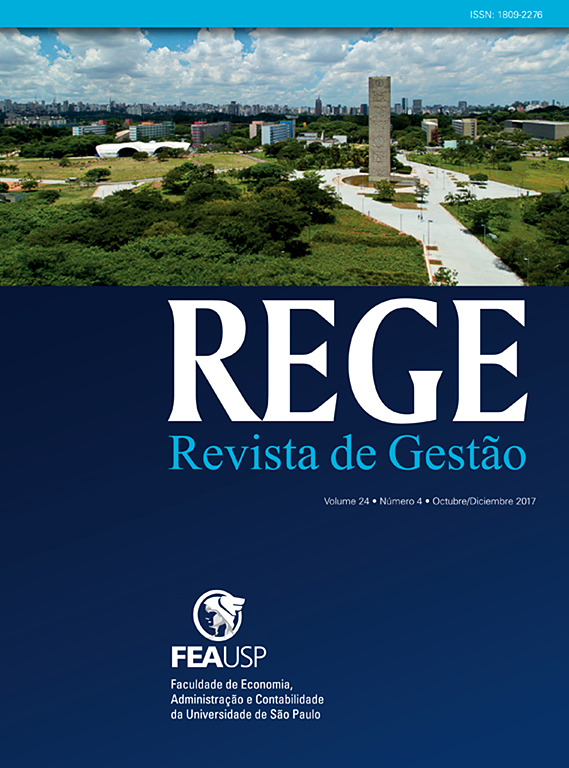 Go to journal home page - REGE - Revista de Gestão